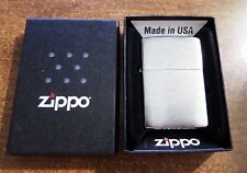 Zippo #200 Brushed Chrome Finish lighter NEW in box picture