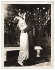 Gary Cooper + Fay Wray in The First Kiss (1928) LOVELY KISS ORIGINAL PHOTO 381 picture