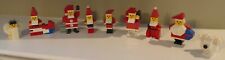 Large Lego Santa Claus Angel & Christmas Saint Nick Figure Vtg Holiday Toy Lot picture