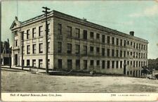EARLY 1900'S. HALL OF APPLIED SCIENCE. IOWA CITY, IOWA. POSTCARD t10 picture