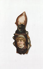 1888 Kinney Bros Tobacco Cigarette Novelties Type 3 Woman in Oil Lamp 2.75x1.25 picture