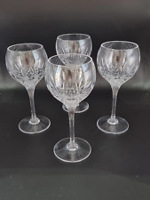 Stunning vintage set of 4 small Crystal wine glasses picture