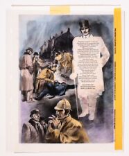 Original Rear Cover Color Art Sherlock Holmes A Study in Scarlet Proof picture