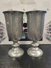 Vintage Duratale by Leonard Set of 2 Rare Chalice Tavern Goblets Made In Italy  picture