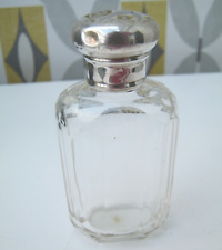 London 1907  Sterling Silver Gents Aftershave Bottle / Flask picture