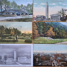 Lot of 6  SPRINGFIELD,  MASS      Vintage MA Postcards  1900's-1920's picture