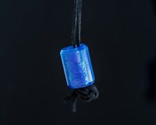 EDC Lanyard Bead - Hand Turned Blue & Purple Color Shift Bespoke Resin Bead picture