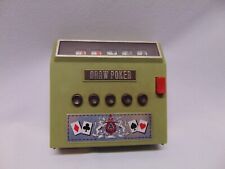 vintage 1971 WACO Draw Poker battery operated game works Japan 5.5