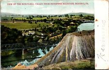 Reading Pa View Schuylkill Valley From Neversink Mt Steelton Pa Postcard  picture