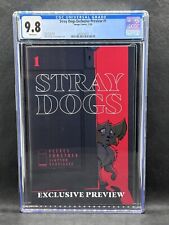 STRAY DOGS EXCLUSIVE PREVIEW 1 RARE CGC 9.8 FORSTNER FLEECS RODRIGUEZ picture