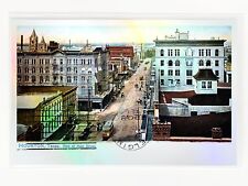 View of Main Street, Houston, Texas 1908 Postcard *HOLOGRAPHIC SILVER* GleeBeeCo picture
