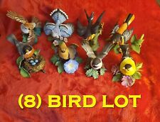 Vintage Lenox Fine Porcelain Bird Figurine LOT 8 Birds with some flaws picture