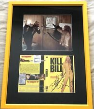 Daryl Hannah Uma Thurman autographed signed auto Kill Bill movie 8x10 framed JSA picture