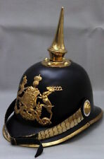 Late Medieval Officer Helmet  German Picklehaube Helmet  Leather Helmet  picture
