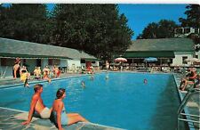 Vintage Postcard Equinox House Manchester Vermont Marble Terraced Pool summer picture