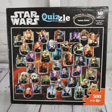 Star Wars Quizzle Puzzle 500 Pcs 20”x24” Part Quiz Part Puzzle New Hasbro picture