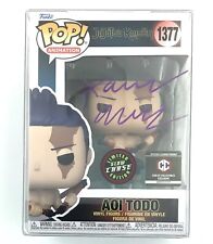 Funko Pop Jujutsu Kaisen Aoi Todo CHASE GW #1396 Signed by Xander Mobus PSA CCI picture