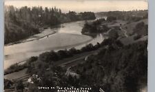 CHETCO RIVER c1910 brookings oregon real photo postcard rppc or history original picture