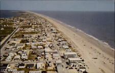 Fenwick Island Delaware beach aerial view looking north ~ unused postcard sku877 picture