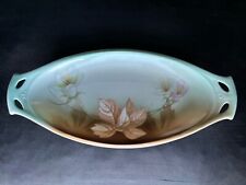 RS Germany Floral Gold Trim Handle Tray/Bowl,9.5 inches Celery Dish Antique Used picture