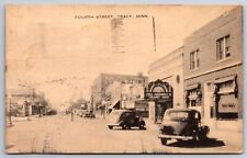 Tracy Minnesota~Fourth Street~Fred MacMurray Movie @ Theater~Cars~1938 B&W PC picture