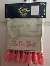 Disney Beauty and the Beast  Throw Blanket 50”x 63” NEW Disney Beauty Parks picture