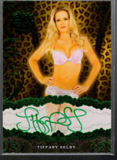 B4607 2015 Bench Warmer Sin City Corset Autograph Green Foil 74 Tiffany Selby/10 picture