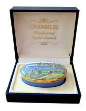 Crummles English Enamel Trinket Box Sail Boats Ocean Limited Edition Hancrafted picture