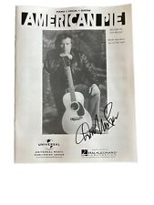 Don McLean Signed Autographed Sheet Music AMERICAN PIE proof picture