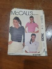 Vintage 1981 McCall's Sewing Pattern #7430 Size Small Uncut  picture