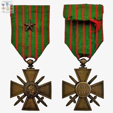 WW1 1914-1918 FRENCH CROIX DE GUERRA MEDAL CROSS OF WAR MENTION IN DISPATCH STAR picture