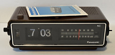 Vintage Panasonic RC-6253 Flip Clock AM FM Radio Back to the Future - Working picture