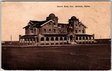 Jerome Idaho Northside Inn Sepia Front View Postcard 1913 picture