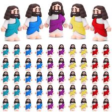 50 Pieces Mini Jesus Figurines Jesus Toys Original Design Little Jesus Doll G... picture