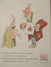 1955 vintage Jello print ad. Nursery Rhymes Queen Of Hearts Made Tarts picture