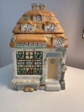 Lenox Emerald Isle Cookie Jar  Irish Blessings Wine And Spirits Cottage Rare picture
