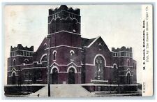 1908 Methodist Episcopal Church Exterior Roadside Hutchinson Kansas KS Postcard picture