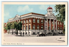 1950 View of Court House Brandon Manitoba Canada Vintage Posted Postcard picture