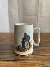 Norman Rockwell Mugs set of 2 Vintage picture