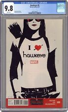 Hawkeye #9A Aja Red Heart CGC 9.8 2013 3907529022 picture