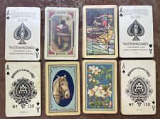 Lot 4 decks Antique Congress and Marguerite Playing Cards 52/52 no jokers picture