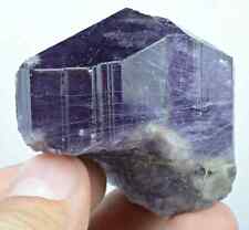 123 Gram Violet Purple Fluorescent Terminated Scapolite Crystal @Badakhshan Afg picture