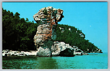 Postcard Flower Pot National Park Tobermory Ontario Canada VTG c1950  I3 picture