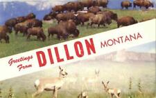Greetings From Dillon,MT Beaverhead County Montana Pikes Peak Lithographing Co. picture