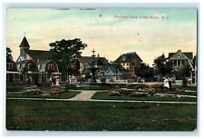 c1910 Founder's Park Fountain View Ocean Grove New Jersey NJ Antique Postcard picture
