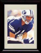 16x20 Gallery Frame Ty Detmer Autograph Promo Print - BYU- Under Center picture