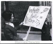 1969 Press Photo Picketing Catholic High picture