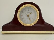 Danbury Clock Co. Mantle Style Desk Clock German Quartz Movement - Works Great picture