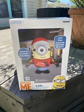 Gemmy 9’ft Christmas Minion Carl Lighted Airblown Inflatable Despicable Me picture