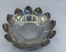 Vintage Lotus Bowl Silverplate Reed and Barton Mid Century Bowl Flower picture